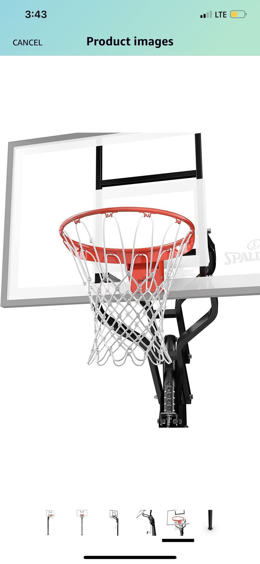 Spalding Nba Inground Basketball Hoop 