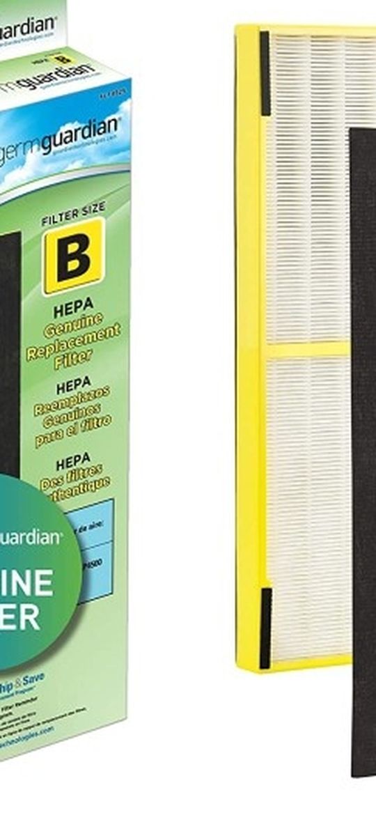 Germ Guardian FLT4825 HEPA GENUINE Air Purifier Replacement Filter B for GermGuardian AC4300BPTCA, AC4900CA, AC4825, AC4825DLX, AC4850PT, CDAP4500BCA,