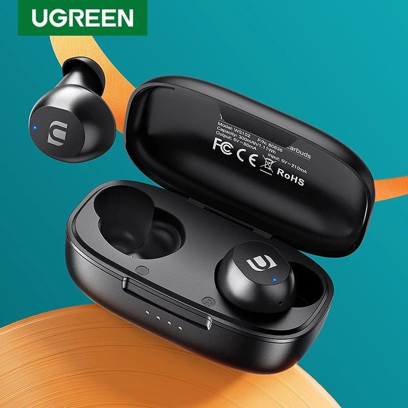 UGREEN TWS Bluetooth Earphones Headphones True Wireless Earbuds In Ear Stereo Headset Sport TWS Bluetooth 5.0 Headphone