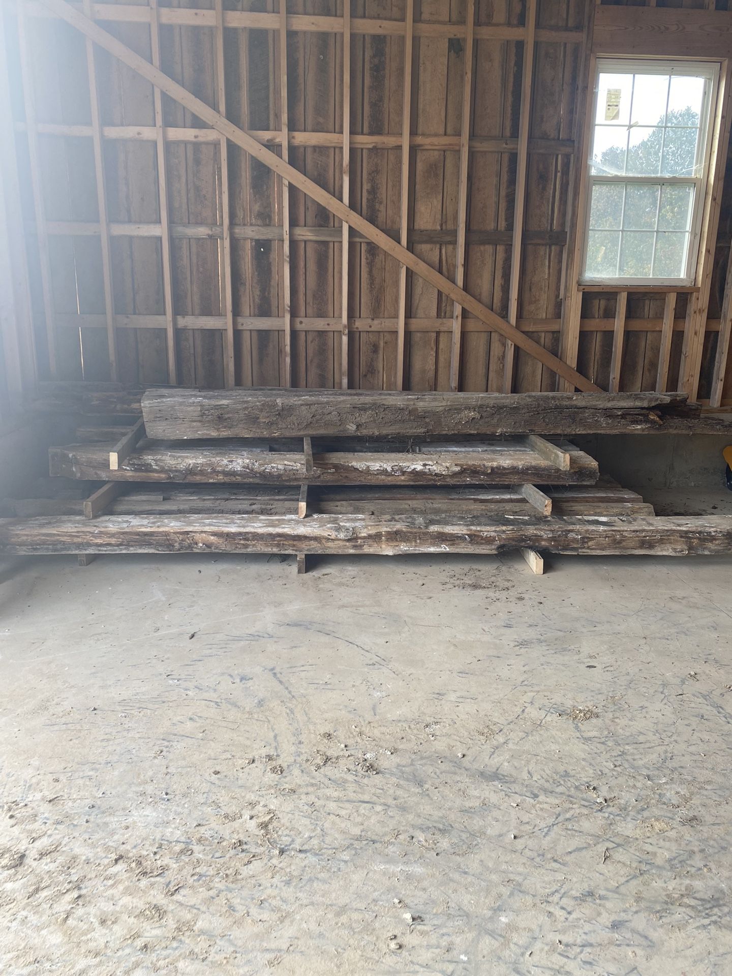 Hand hewn Logs