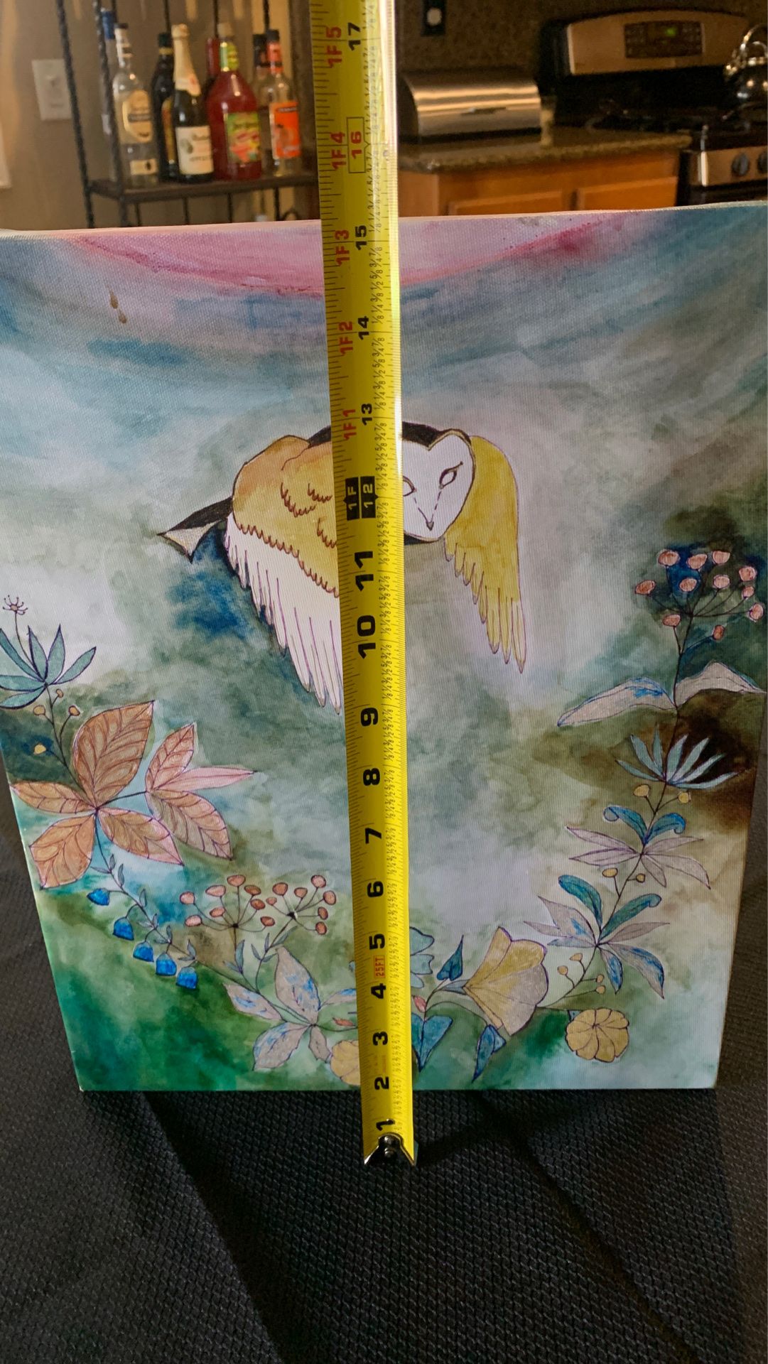 Wall Decor owl flowers