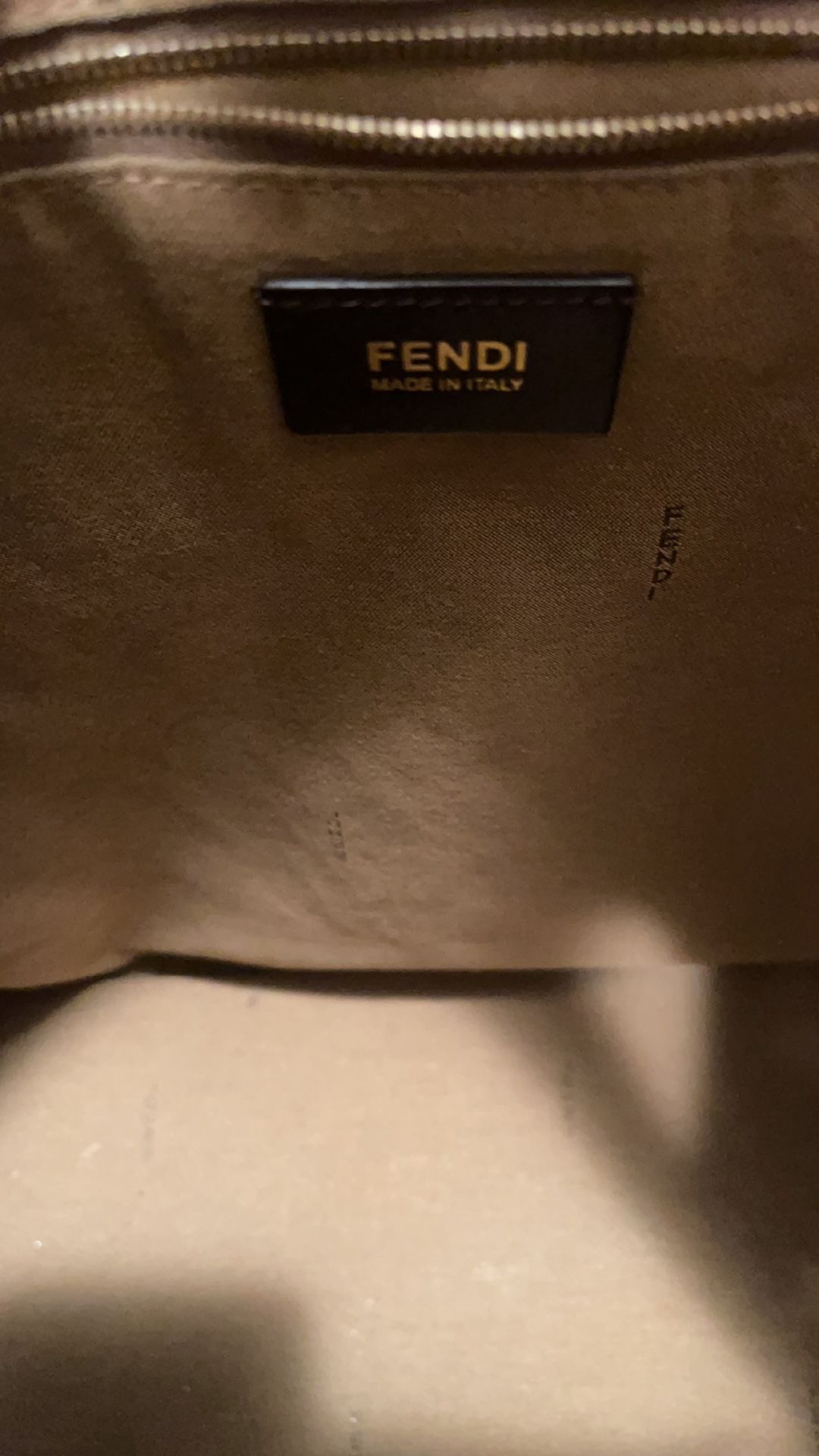 Fendi Zucca Hobo Handbag