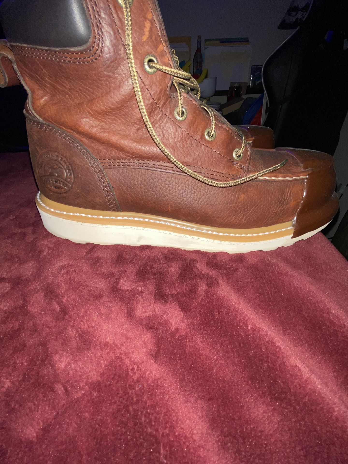 Red Wing Irish Setter Steel Toe Work Boots