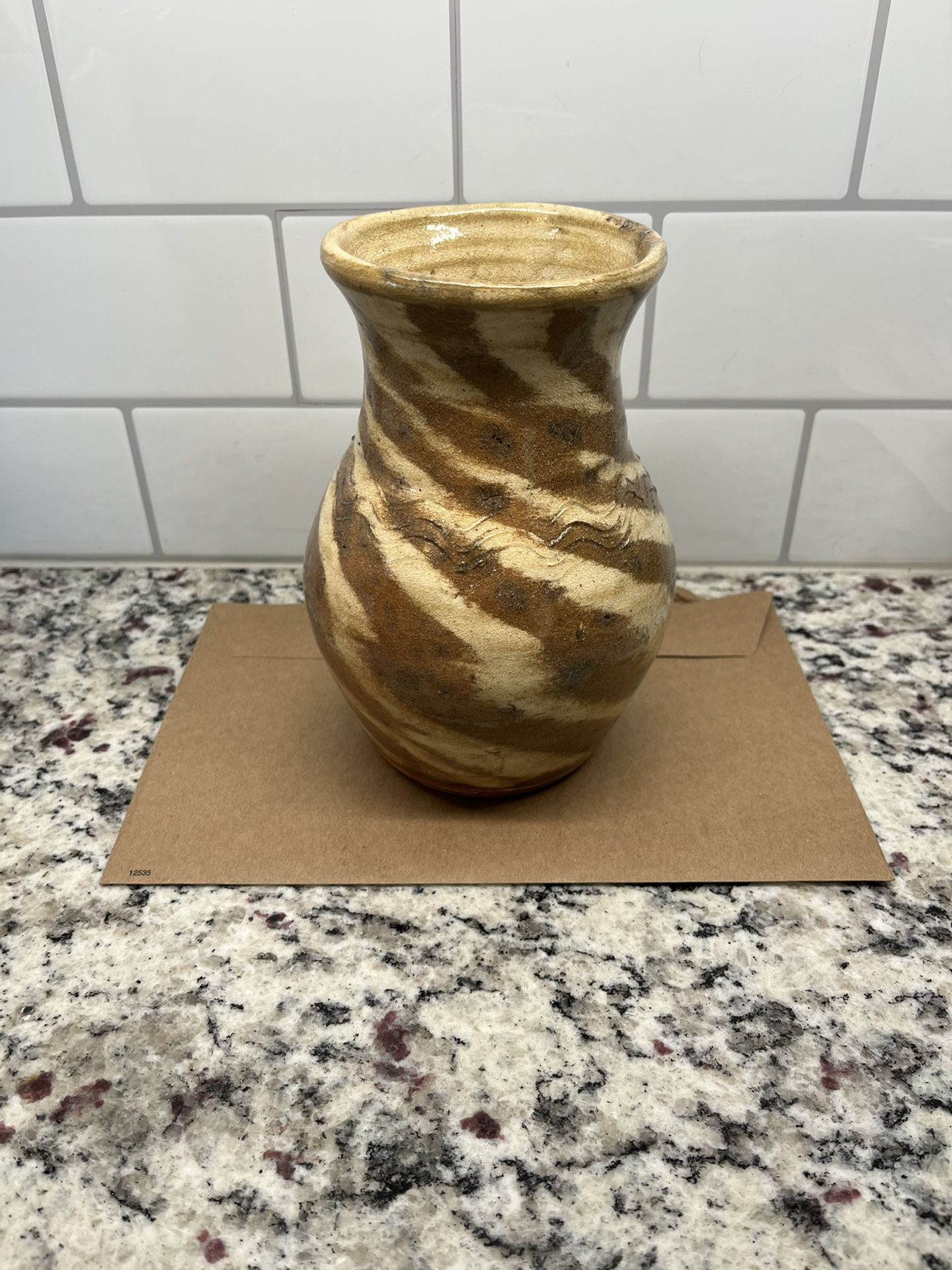 Early Burlon BB Craig Swirl Vase
