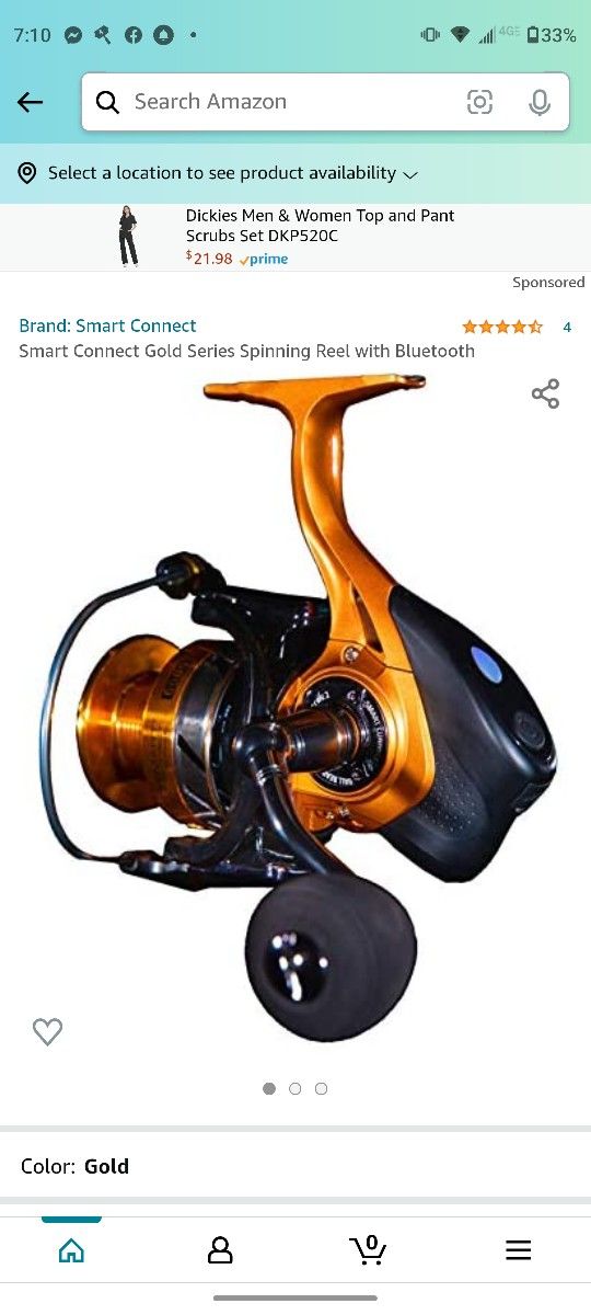 Smart Connect Gold Series Smart Fishing Reel