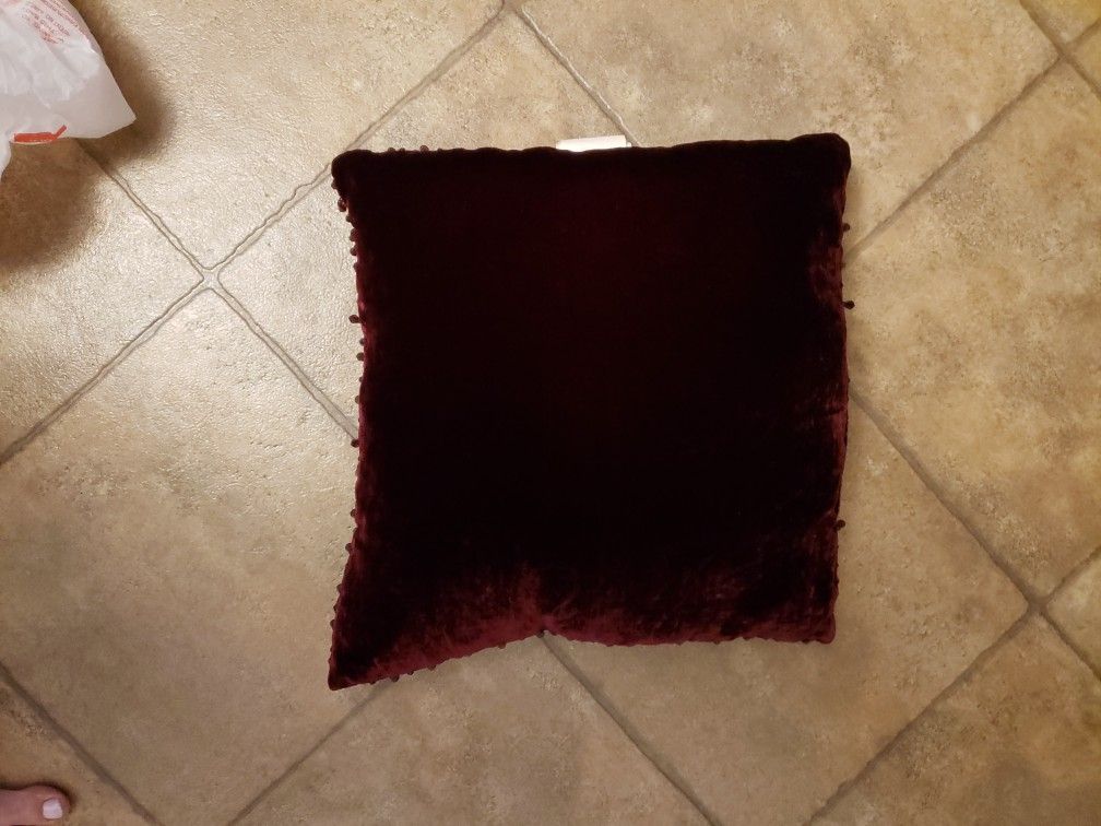 New Velvet Throw Pillows