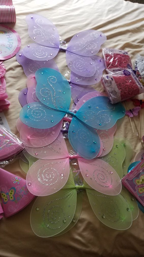 Butterfly theme birthday decorations