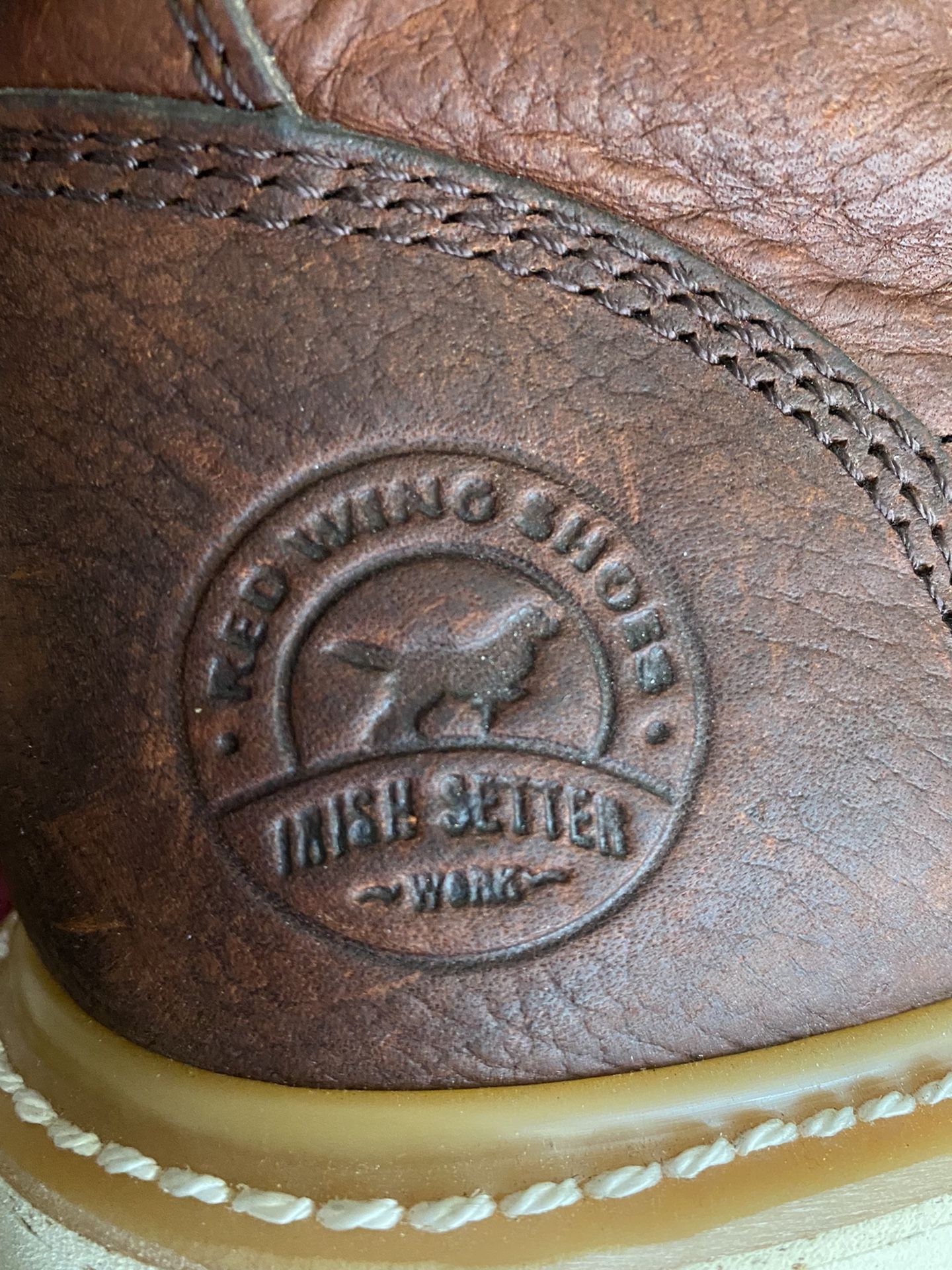 Red Wing Irish Setter Steel Toe Work Boots