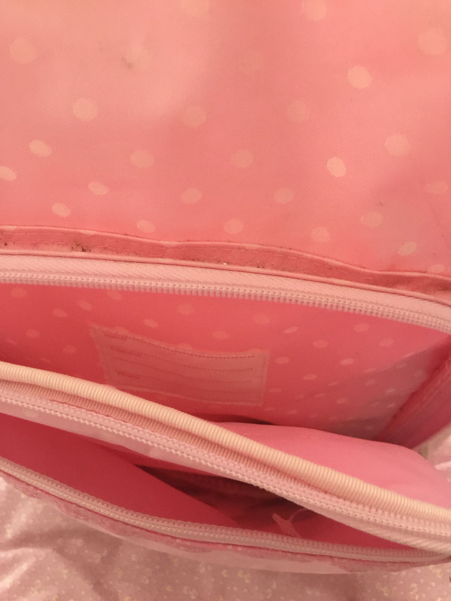 HELLO KITTY light Pink rolling backpack