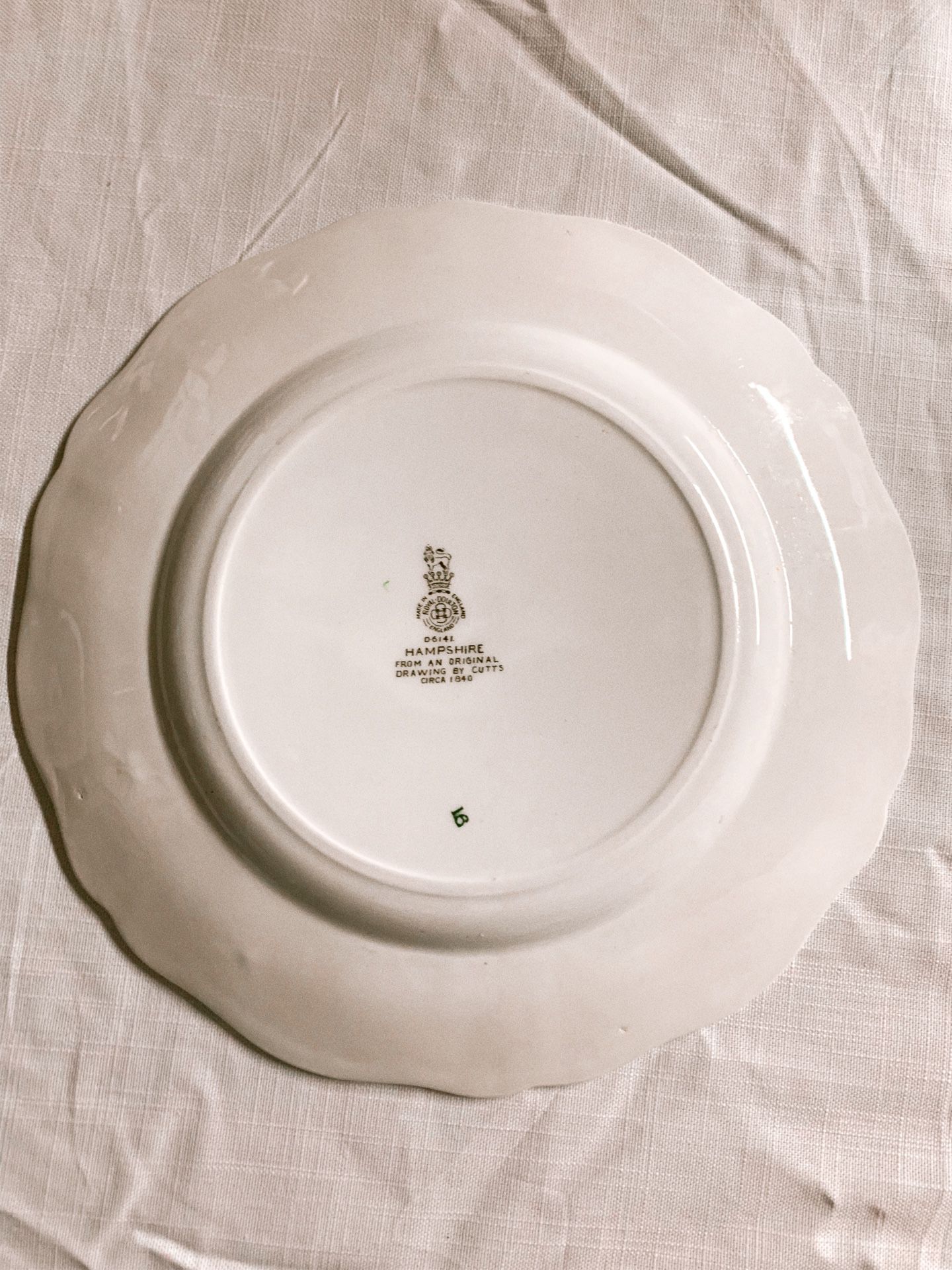 Hampshire Plate by Royal Doulton