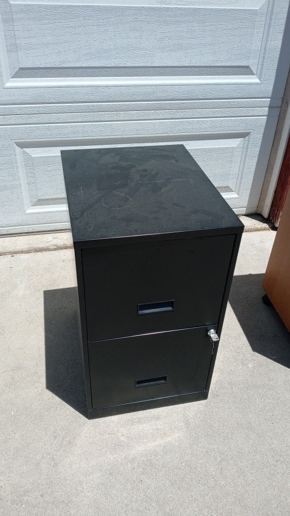 2 Drawer Locking Filing Cabinet