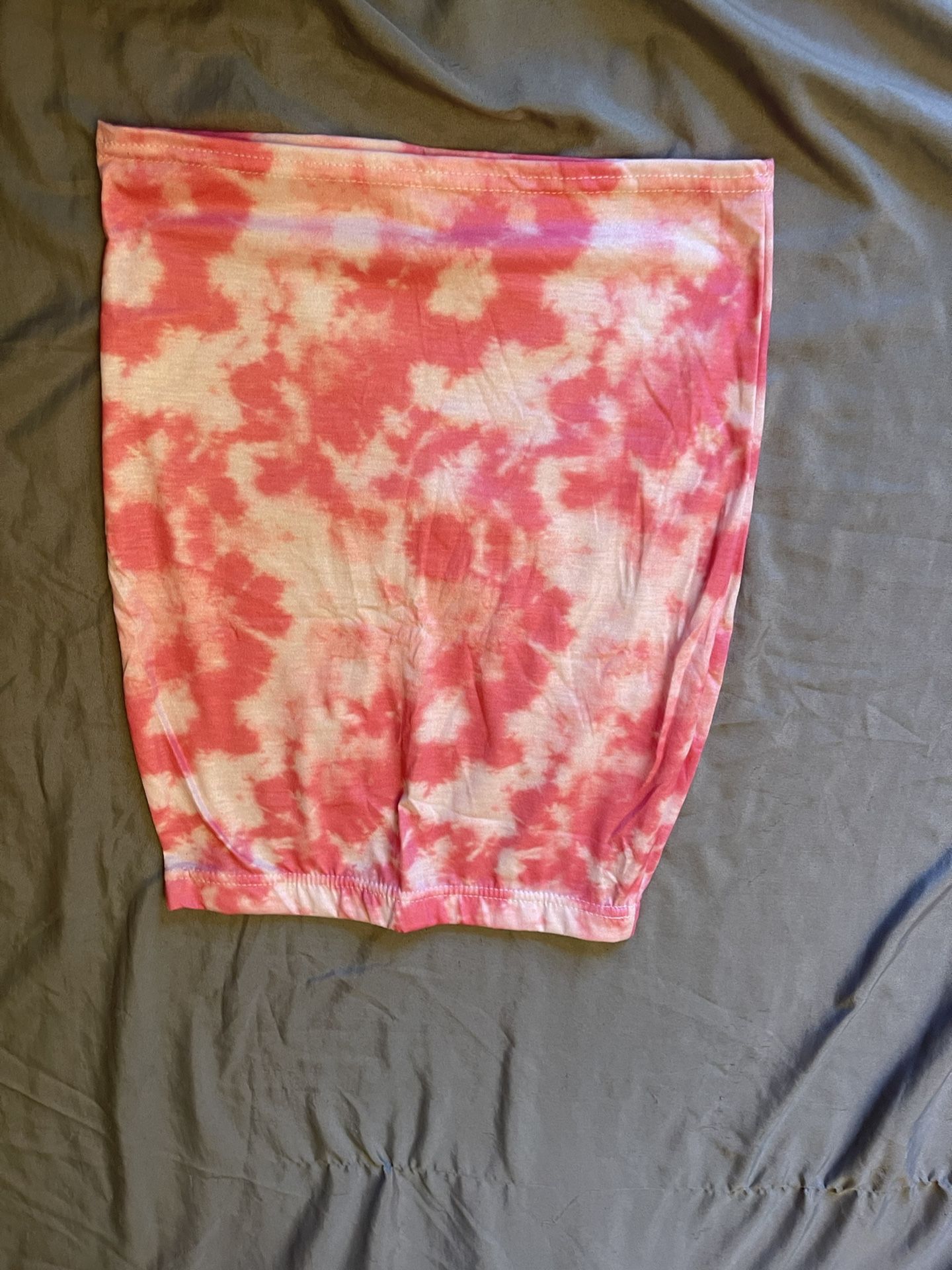 pink tie dye pencil skirt never worn