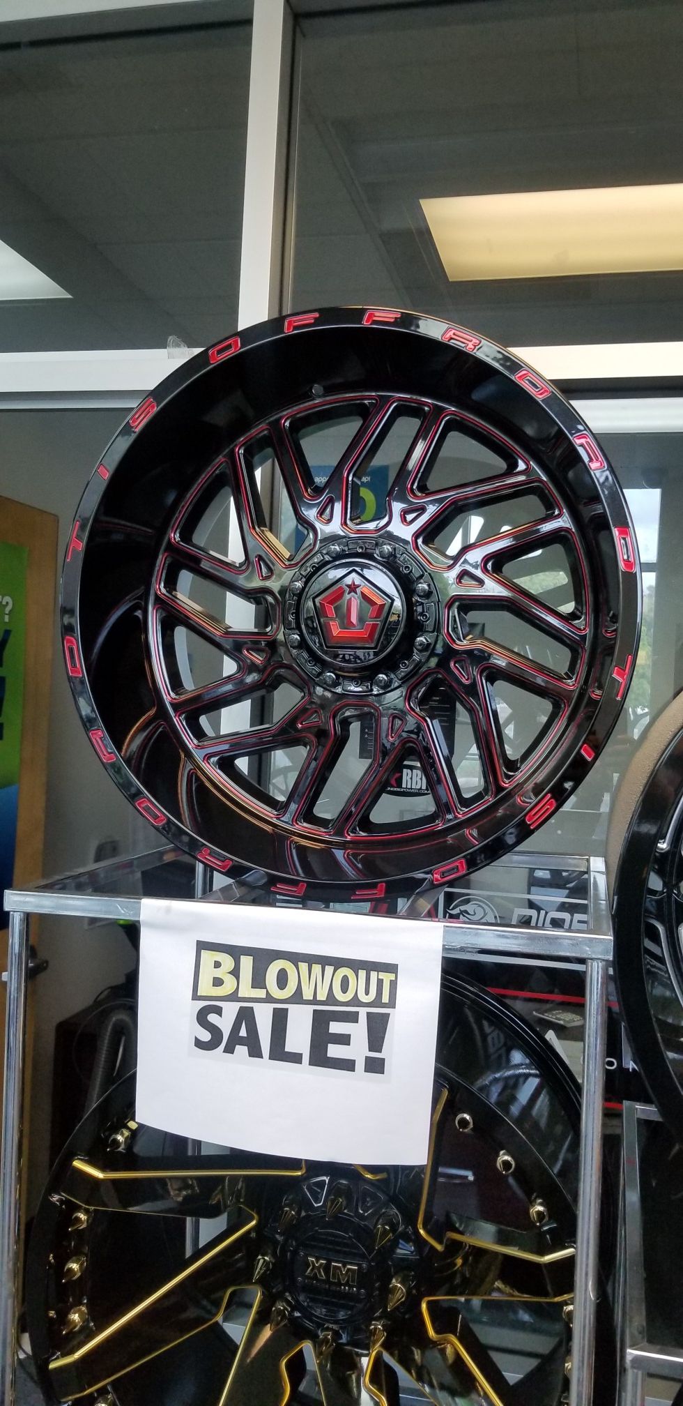 22x12 TIS 544 BMR Wheels Red Tint Rims 6lugs Fit Silverado F150 for ...