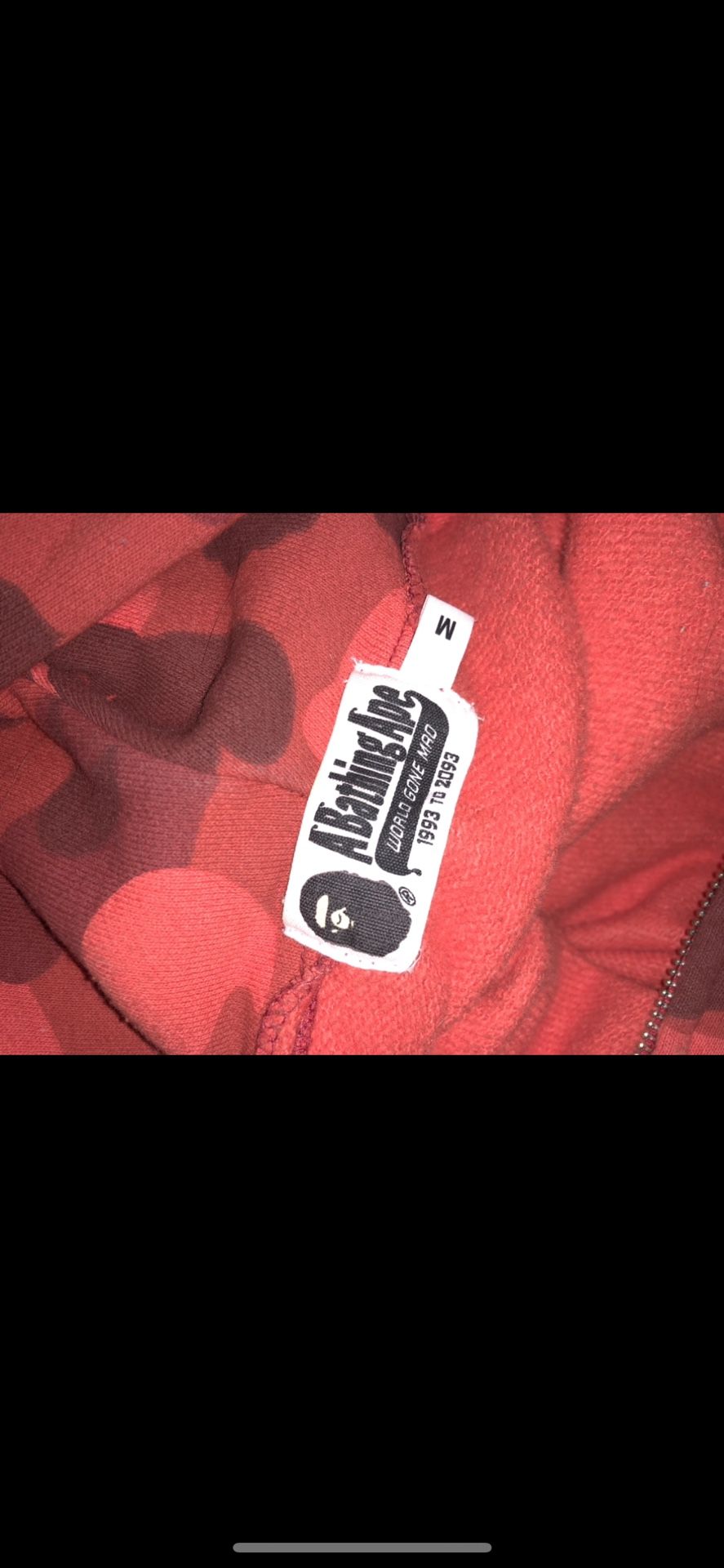 BAPE WGM Limited Edition hoodie-medium
