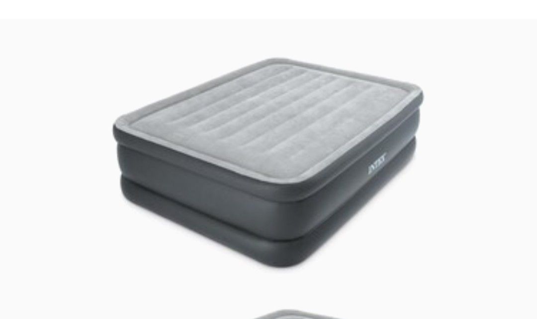 Intex 22" Queen Comfort Plush Airbed Mattress with Built-In Pump