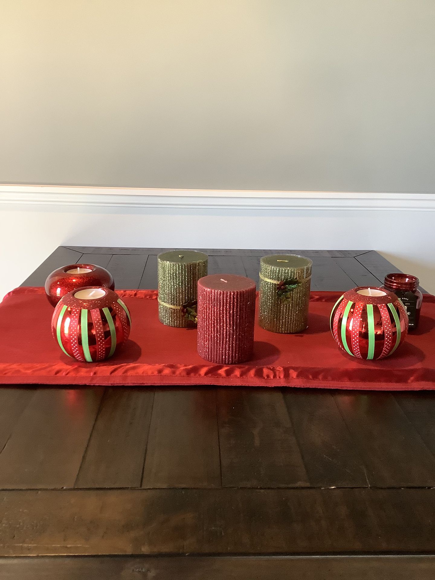 Lot of Christmas Candles