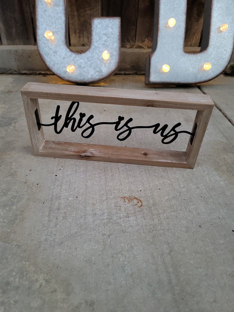 This Is Us Rustic Wedding Decor 