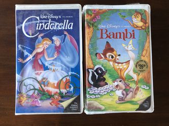 Set of VHS Disney movies. Black Diamond Editions. Thumbnail