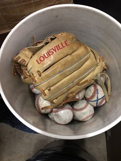 Baseballs ⚾️ $2 Bats new and used $15-$95 Gloves $15 Helmets $5- $30 Bags $10 Thumbnail