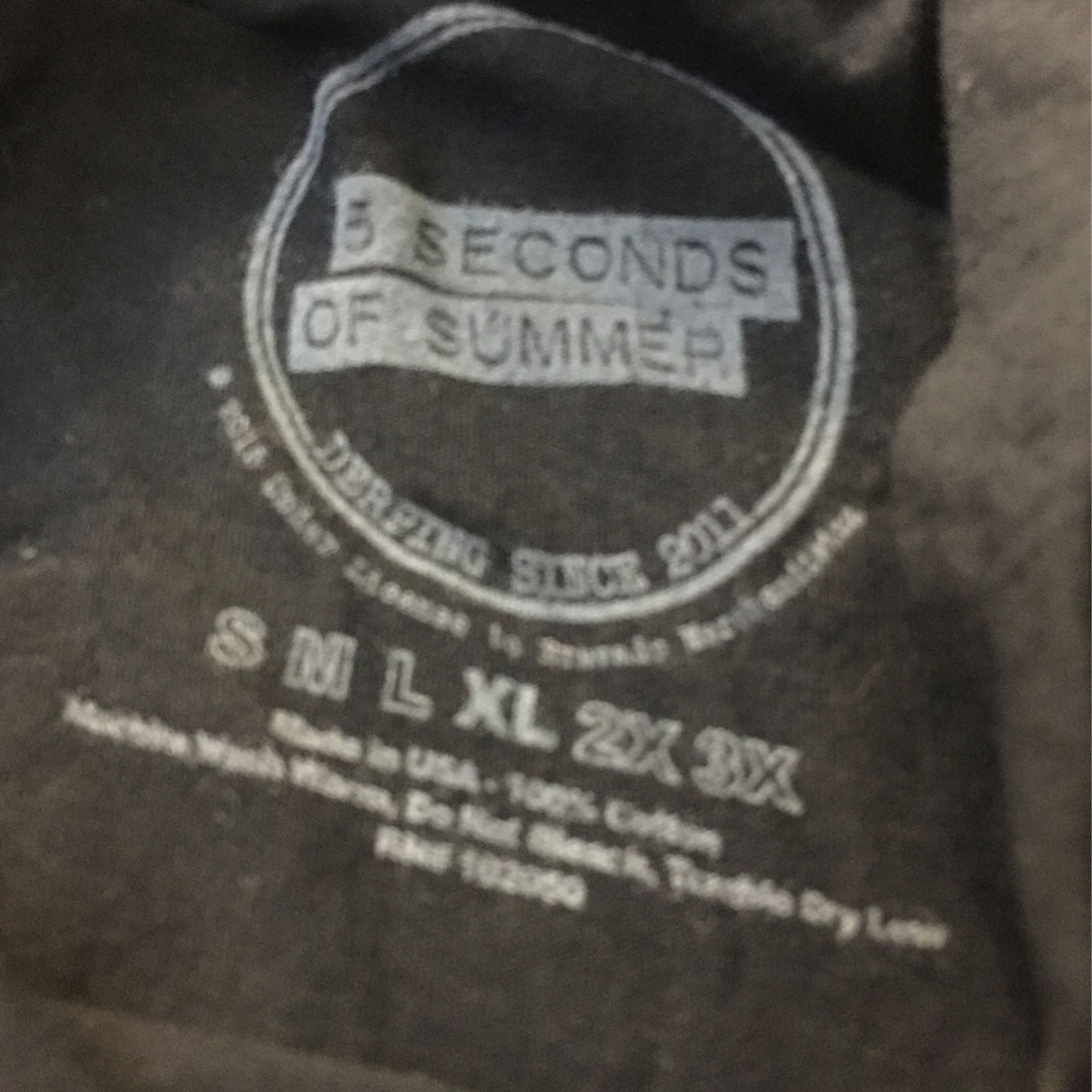 5 Seconds Of Summer Sleeveless Shirt