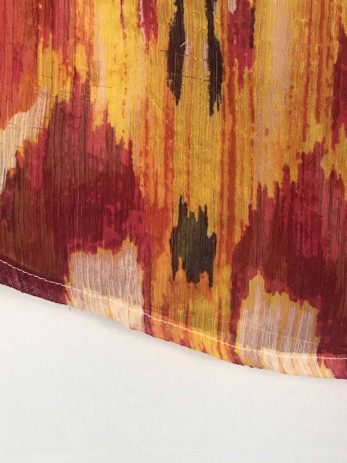 Lucky Brand Tie-Dye Lightweight Button Down Top