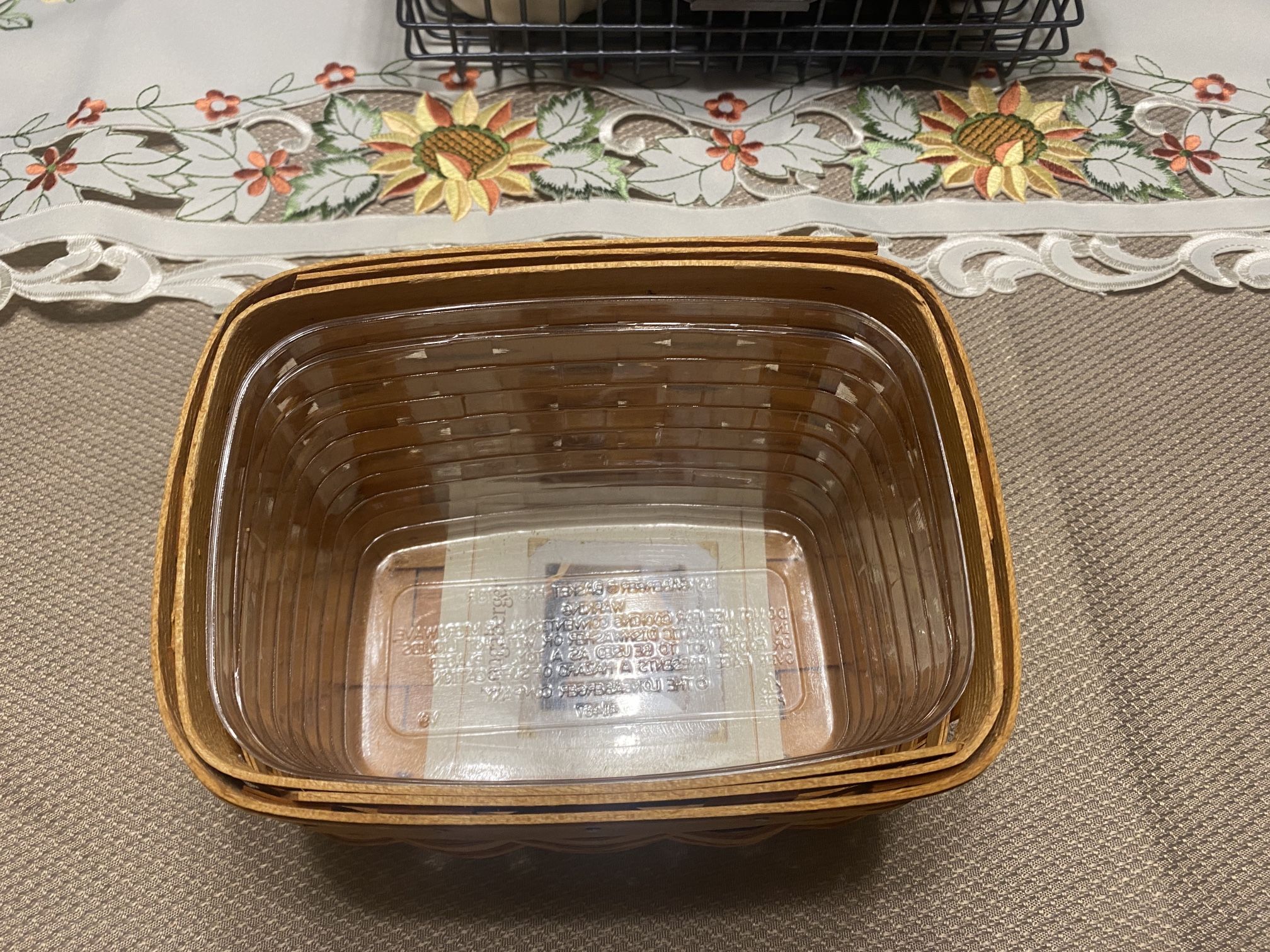 Longaberger recipe box