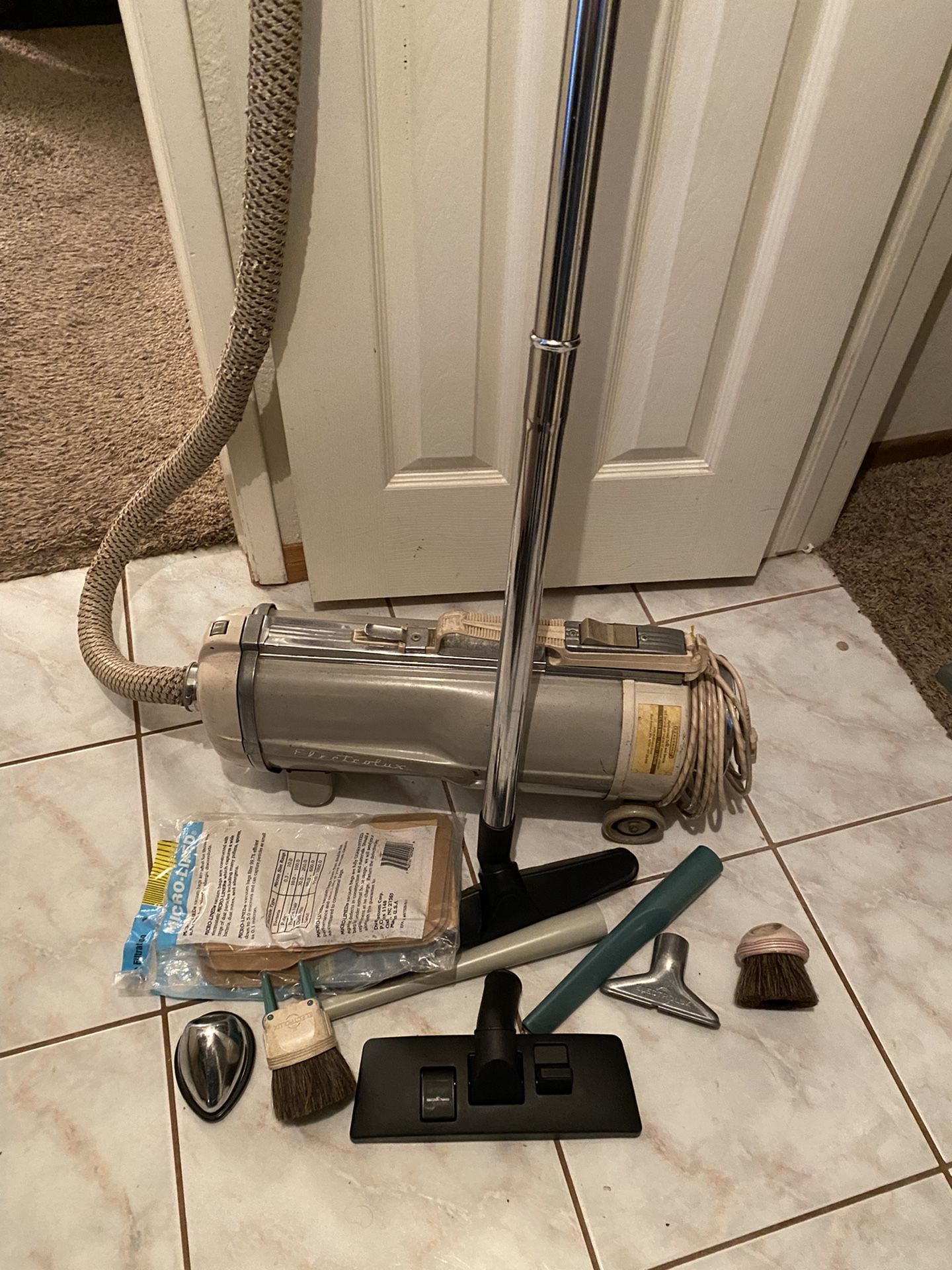 Vintage Electrolux W/several Attachments for Sale in Escondido, CA