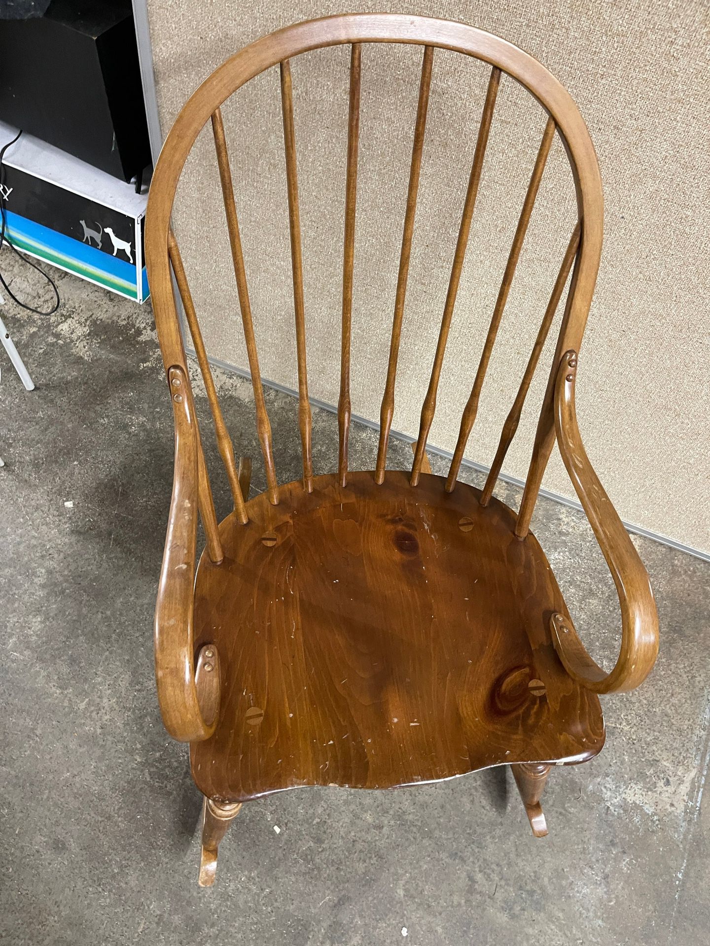 Ethan Allen Country Craftsman Rocker Rocking Chair Pine #19-9307 #657 