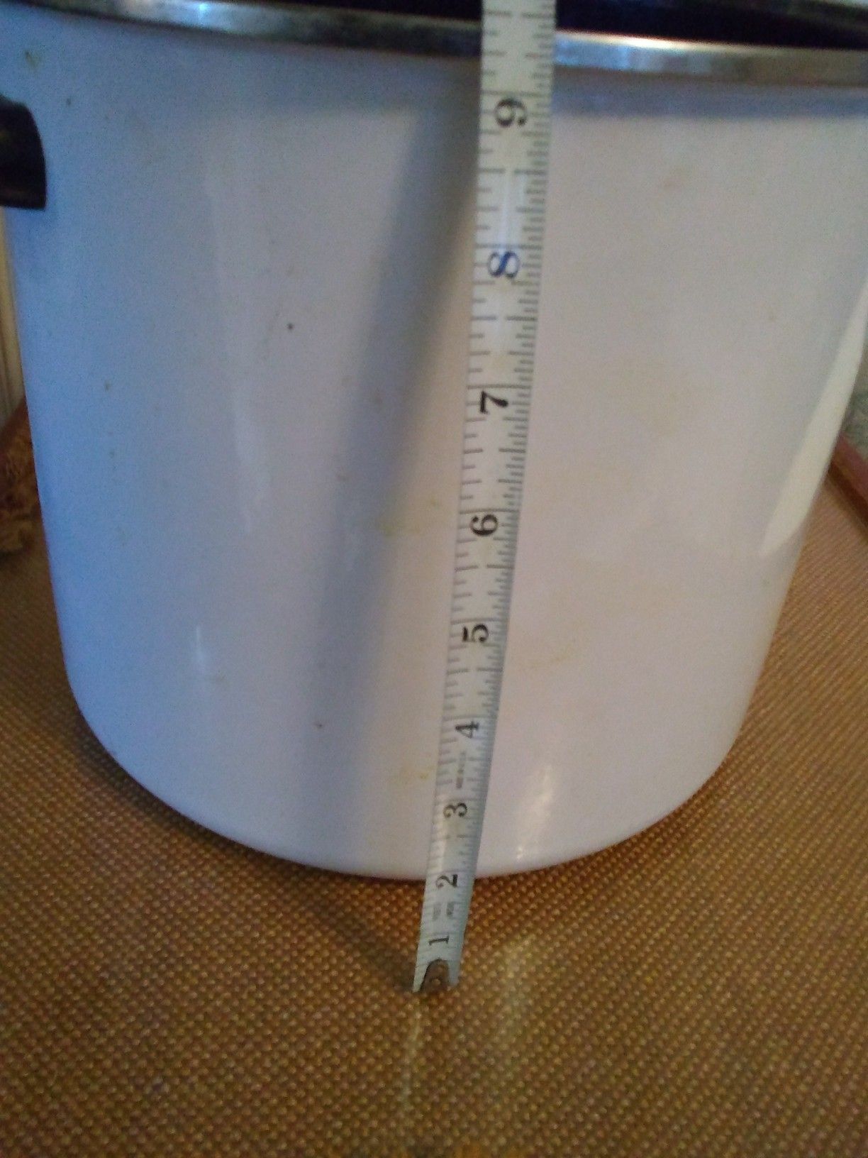 Stock pot and Food steamer both porcelain, see all pictures pickup Western/Devon ave Chicago