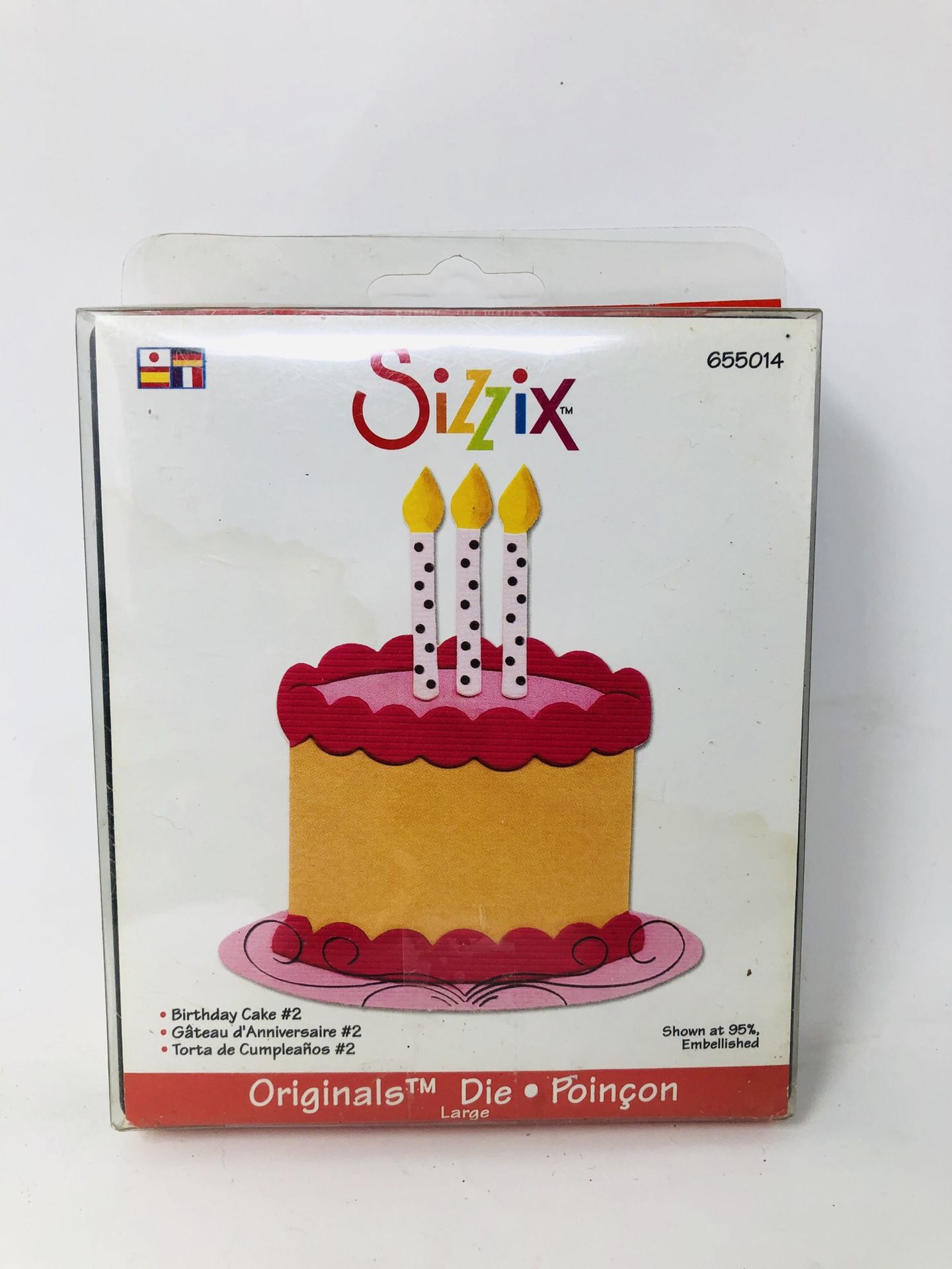 Sizzix birthday cake #2