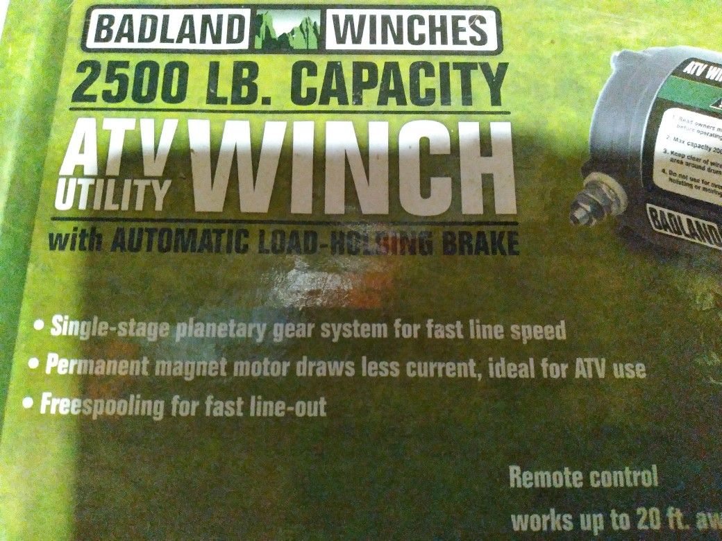 BADLAND WINCHE (Brand New Never Used.)