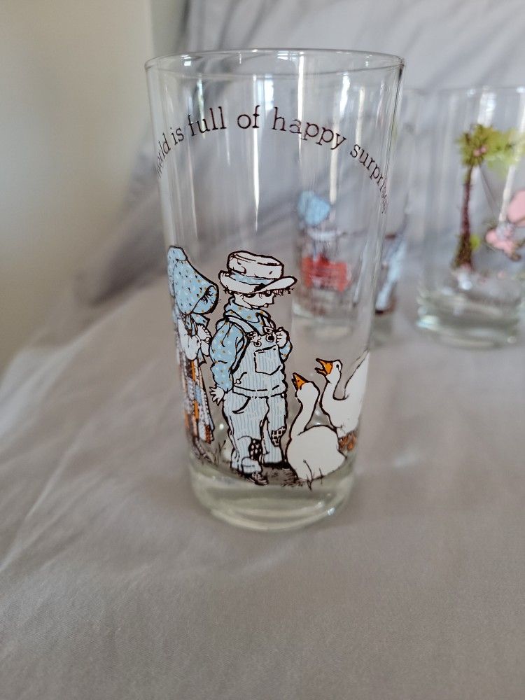1972 Holly Hobby Collector Glasses From American Greetings