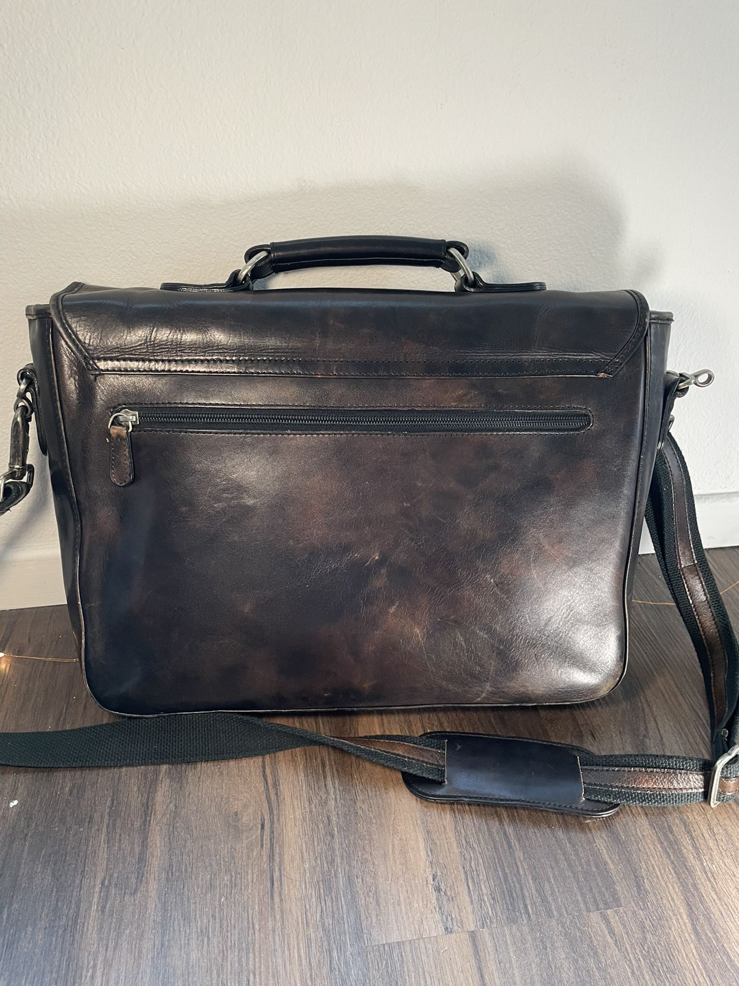 Ted Baker Leather Messenger Bag