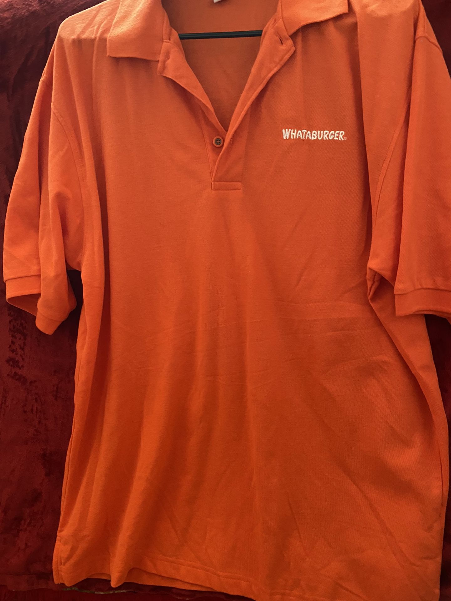 Whataburger shirt and cap practically new $12.