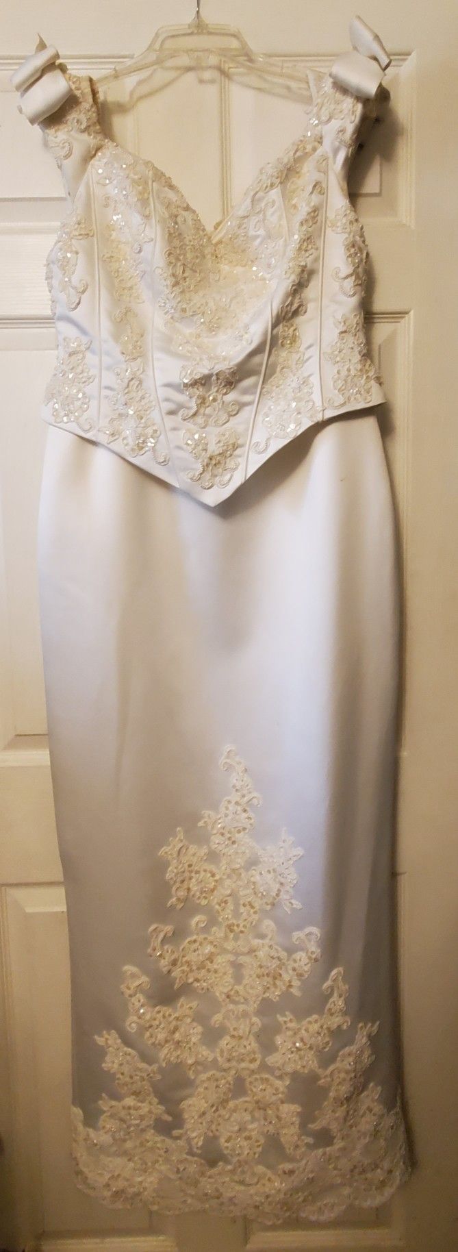 Couture Italian Ivory Wedding Dress Size 12