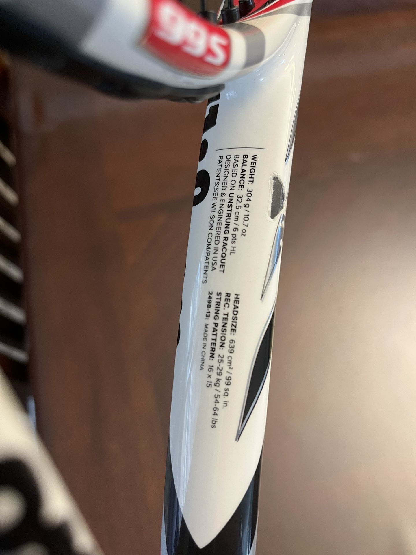 Wilson Steam 99S Spin Tennis Racket