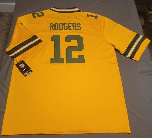 Green Bay Packers Aaron Rodgers Jersey
Size: Mens Large