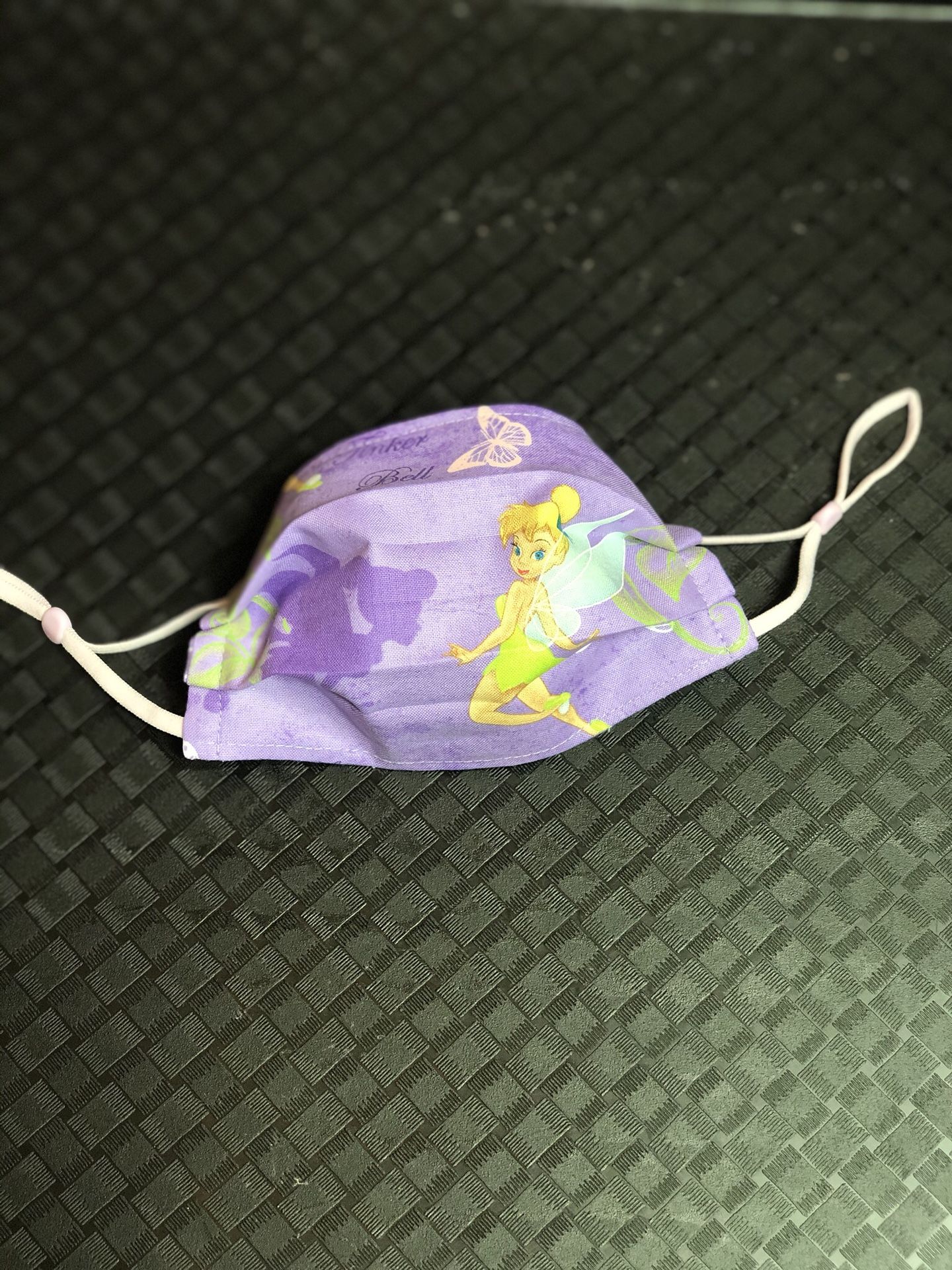 Tinkerbell on Purple Cloth Face Mask for Kids