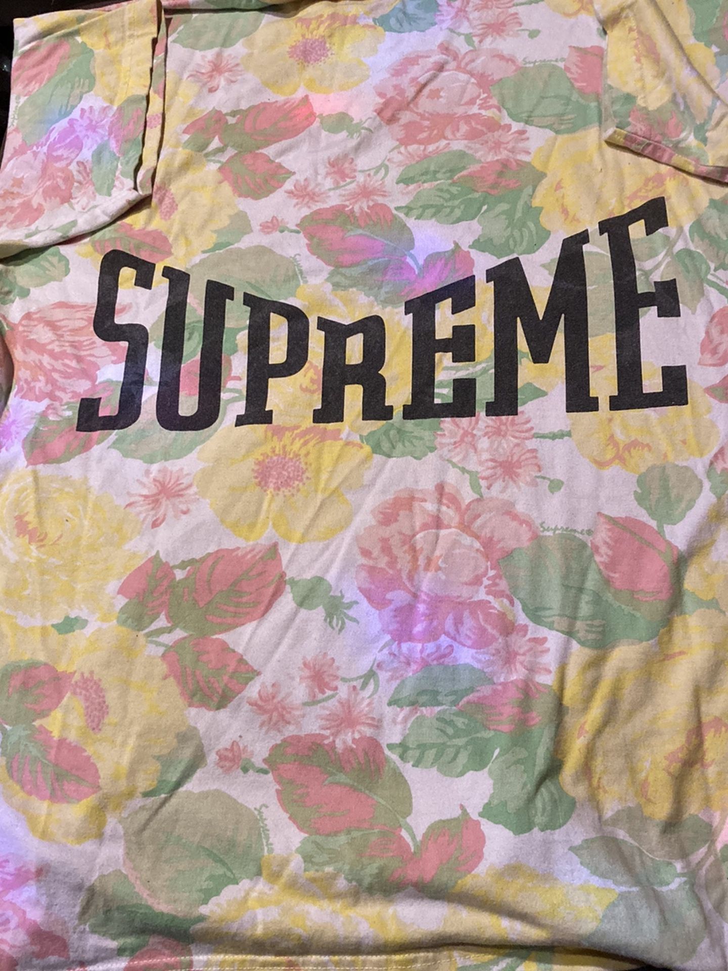 Supreme Floral Tshirt