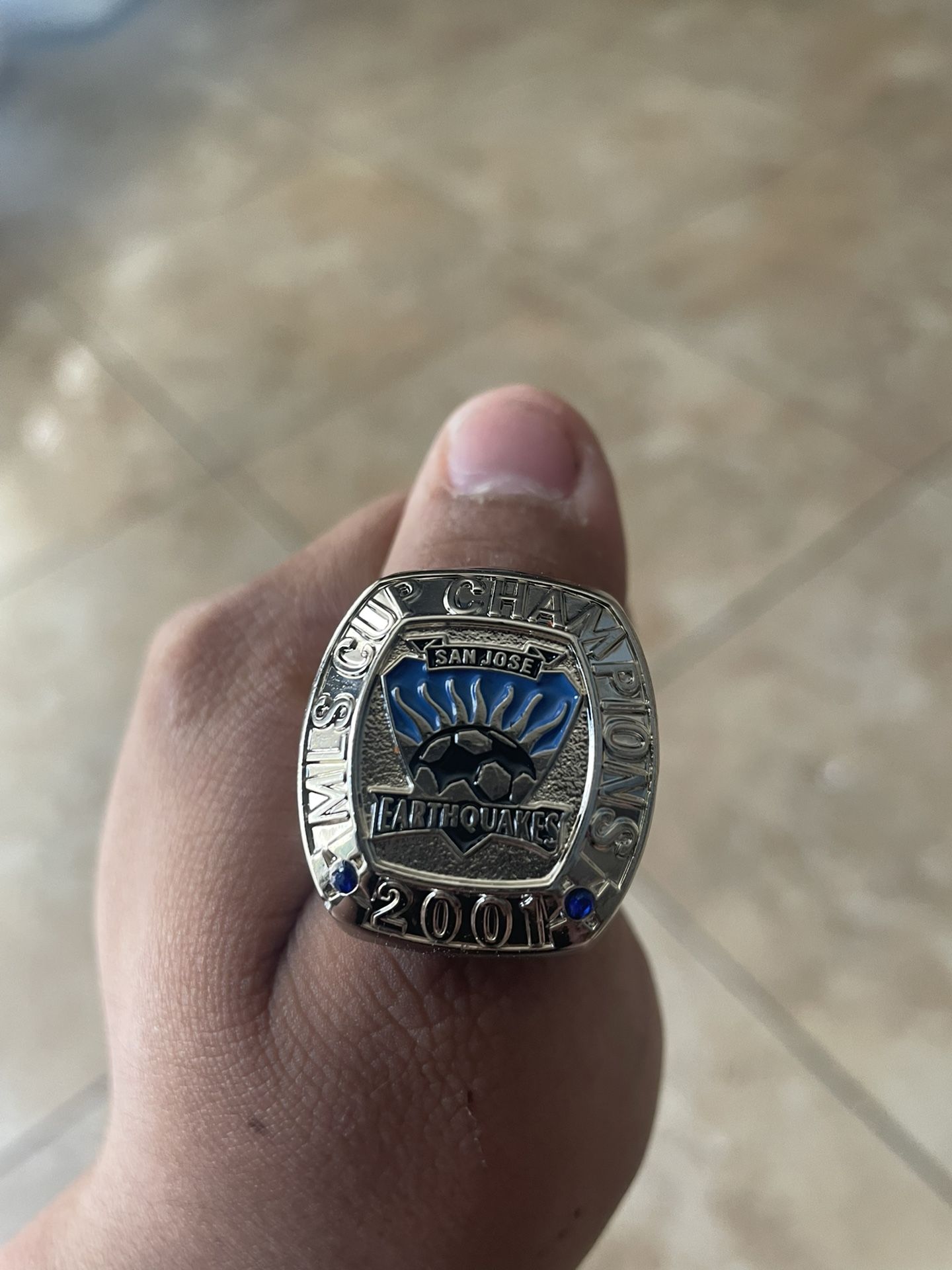 San Jose Earthquakes 2001 Championship Ring