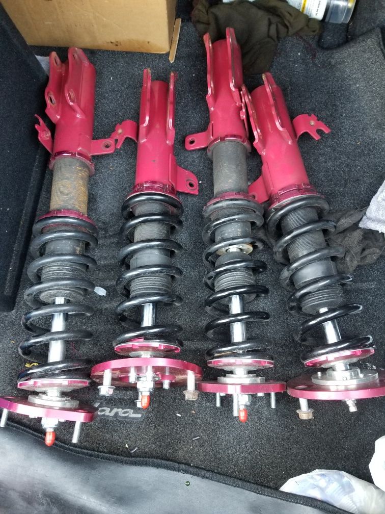 Toyota coilovers & oem springs