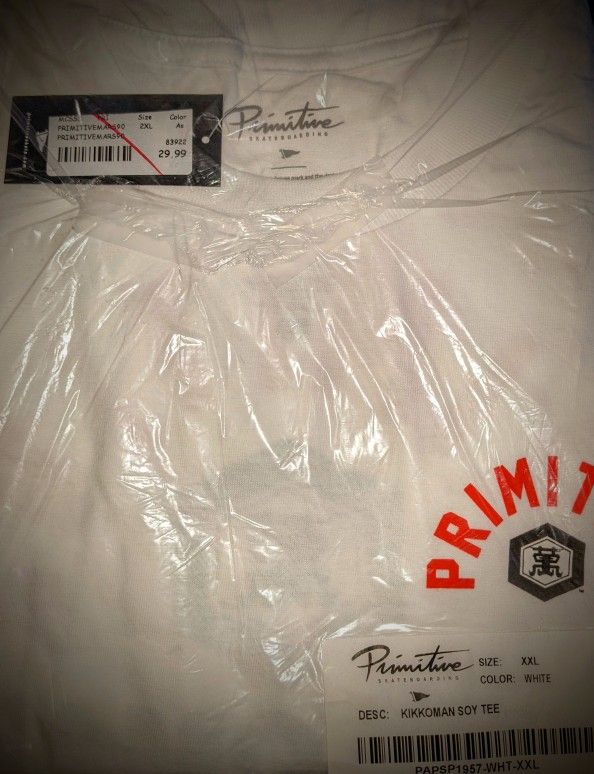 PRIMITIVE SKATEBOARDING T Shirt. XXL