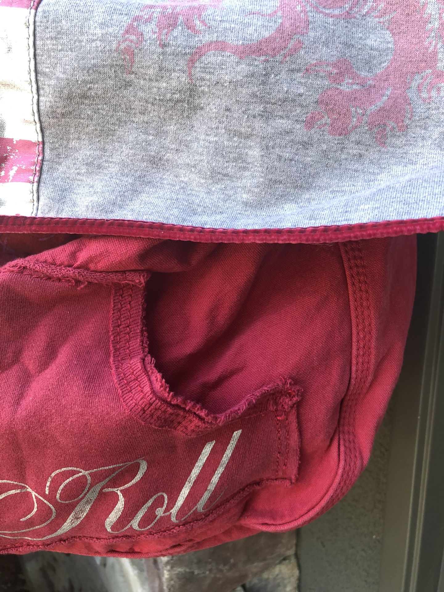 Victoria’s Secret Love PINK & Rock N’ Roll Large Crossbody Shoulder Duffle Bag