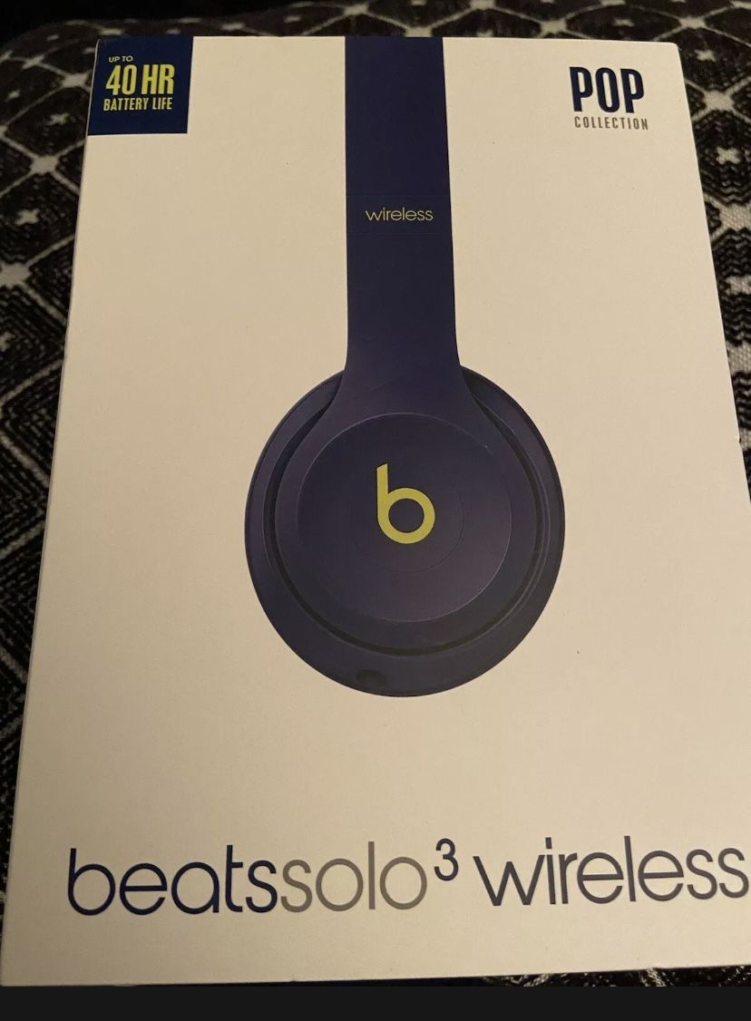 Beats Solo 3 Wireless Pop Collection (Indigo color)