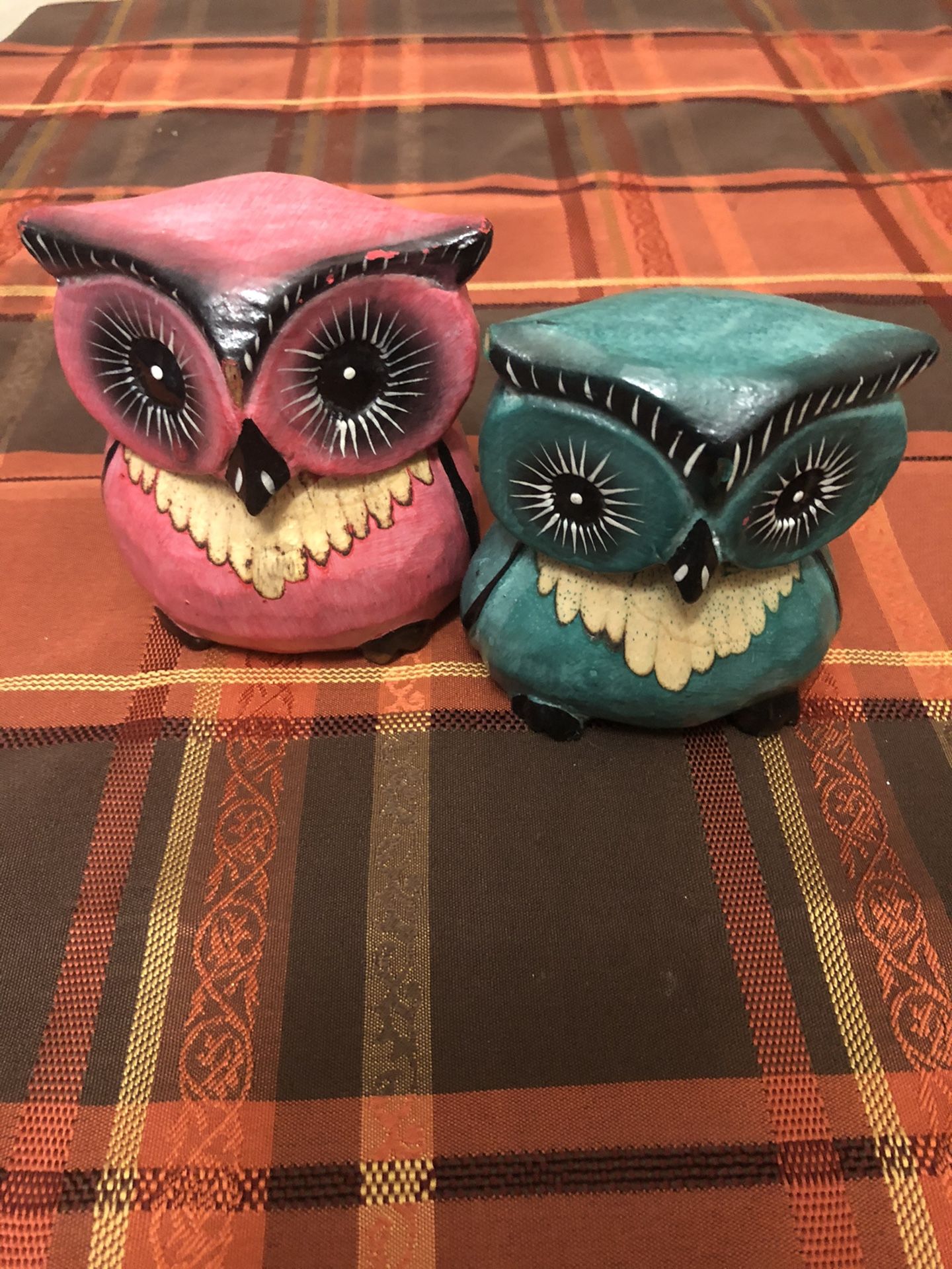 Wood Owl Decor
