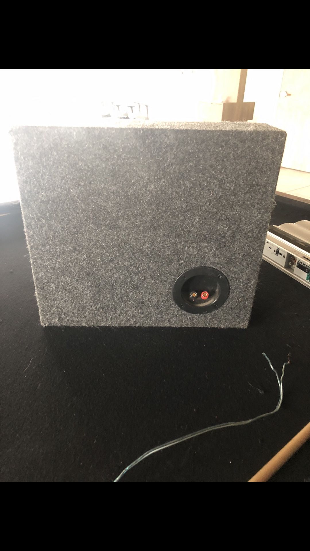 Subwoofer and amplifier