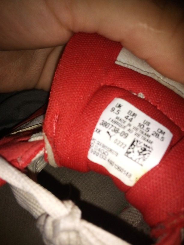 Red Pumas Size 9.5