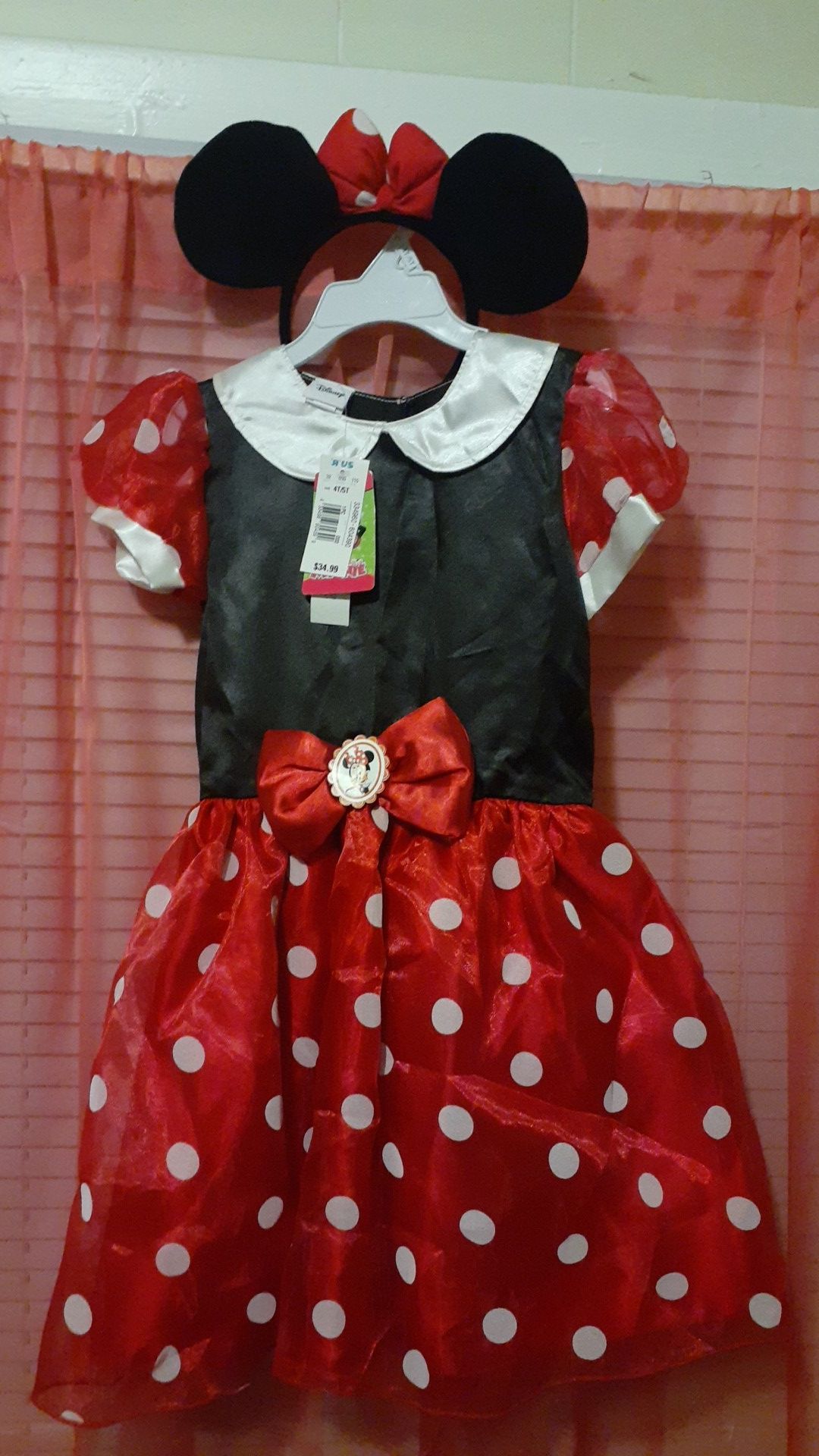 4t/5t minnie mouse disney costume