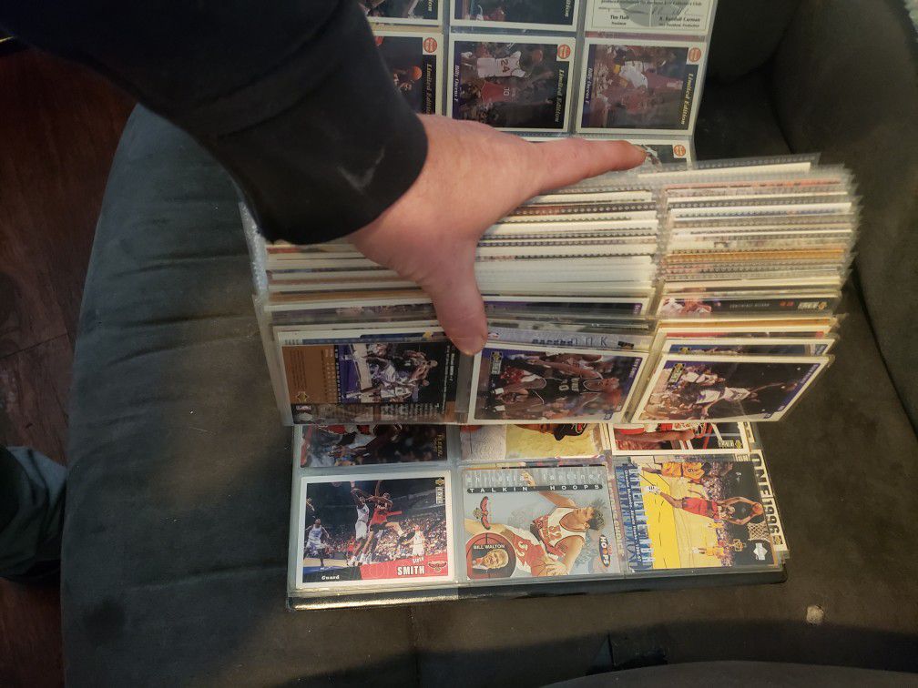 Book of 90s basketball cards