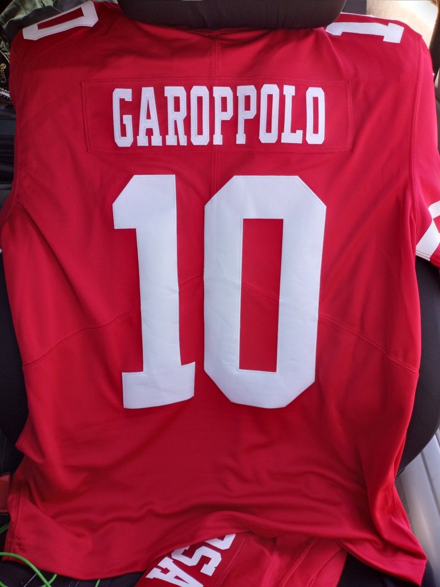 Genuine NFL San Francisco 49ers Jerseys (Bosa( M)) (Garoppolo (L))